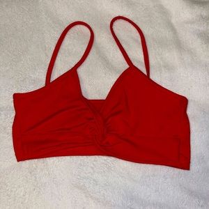 Red bralette/top - size small